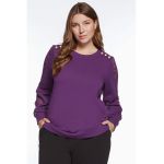 Bluza cu maneci de dantela