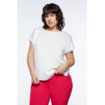 Bluza de satin cu maneci scurte