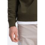 Bluza de trening cu decolteu la baza gatului