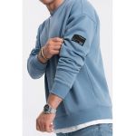 Bluza de trening cu decolteu la baza gatului