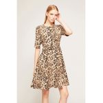 Rochie evazata cu animal print
