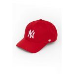47 brand șapcă din bumbac pentru copii MLB New York Yankees culoarea rosu, cu imprimeu, B-RAC17CTP-RD-KIDS