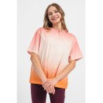 Tricou supradimensionat cu model tie-dye