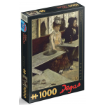 Puzzle 1000 piese - Edgar Degas - In a cafe | D-Toys