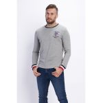 Bluza sport cu mansete contrastante