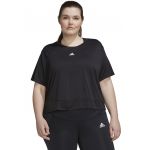 Tricou crop lejer - pentru fitness Studio