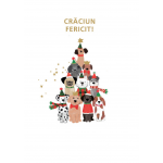Felicitare - Craciun fericit cu patrupede | Hammond Gower