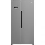 Side by Side Beko GN1603140XBN, No Frost, 580 L, 179 H, Clasa energetica E, Inox Look