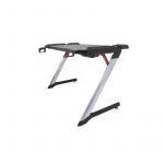 Birou de gaming Dakota eGammers SPACE DKRGBLEDGT, finisaj carbon, 8 efecte, sistem iluminare LED, 120 x 60 cm