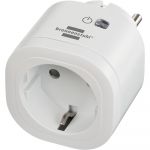 Priza smart Brennenstuhl Connect 195904, Wireless, 3000W, compatibil Alexa/Google Assistant, Alb