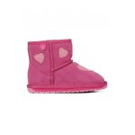 Ghete slip-on de piele intoarsa cu inimi Barton