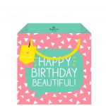 Punga medie pentru cadou - Happy Jackson Beautiful Neon | Swan Mill Paper
