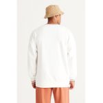 Bluza de trening cu imprimeu si maneci cazute