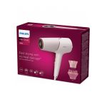 Uscator de par BHD530/00 - 2300W - tehnologie ThermoShield - ingrijire cu ioni - 2 setari de viteza - 3 setari de temperatura - difuzor - cap de coafare 11 mm - Rose gold/perlat