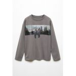Bluza cu imprimeu grafic Forest