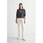 Bluza cu imprimeu text Mayfair