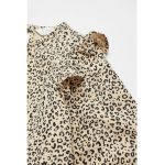 Bluza de bumbac cu animal print Feli