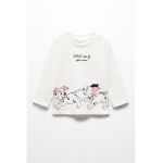 Bluza de bumbac organic cu 101 Dalmatieni