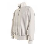 Bluza de trening cu fermoar scurt si maneci raglan