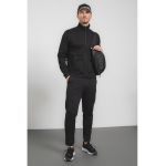 Bluza de trening cu fermoar si guler inalt Skaz Curved