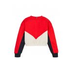 Bluza de trening din amestec de bumbac cu model colorblock