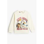Bluza de trening din amestec de bumbac cu model cu desene