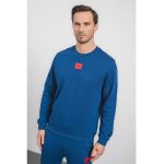 Bluza de trening din bumbac cu decolteu la baza gatului Diragol212