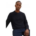 Bluza de trening texturata cu decolteu la baza gatului