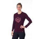 Bluza din amestec de bumbac cu imprimeu grafic