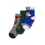 Set de sosete cu imprimeu Mickey Mouse -3 perechi