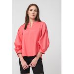 Bluza asimetrica cu maneci bufante