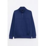 Bluza de trening cu fenta cu fermoar