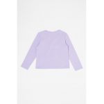 Bluza din amestec de bumbac cu imprimeu