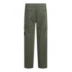 Pantaloni cargo cu croiala dreapta si talie elastica