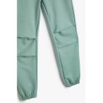 Pantaloni conici de trening cu snururi