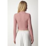 Bluza crop striata