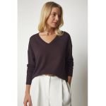 Bluza cu decolteu in V si maneci cazute