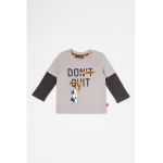 Bluza de bumbac cu imprimeu