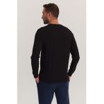 Bluza de pijama din amestec de modal cu fenta cu nasturi Soft Touch