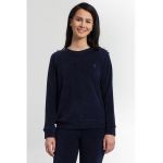 Bluza de pijama din bumbac cu maneci raglan Rich