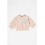 Bluza de trening cu decolteu la baza gatului - din amestec de bumbac