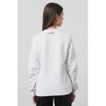 Bluza de trening cu decolteu la baza gatului si imprimeu