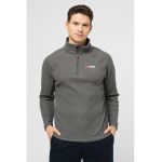 Bluza sport din fleece cu fenta cu fermoar.Tug