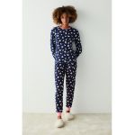 Bluza de pijama cu imprimeu grafic