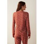 Bluza de pijama cu imprimeu logo