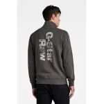 Bluza de trening din bumbac organic cu fermoar