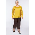 Bluza din satin cu mansete cu nasturi