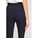 Pantaloni eleganti crop cu talie inalta