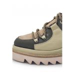 Pantofi casual de piele cu insertii de piele intoarsa Monet