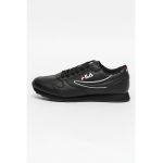 Pantofi sport de piele ecologica cu logo brodat Orbit Low